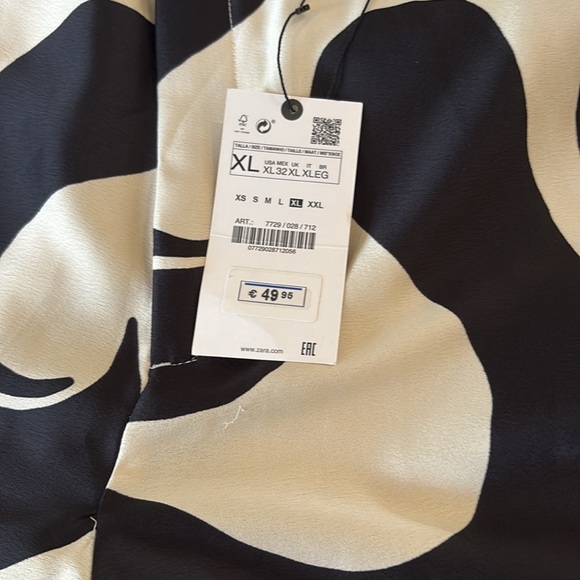 Zara printed pants NWT - Picture 2 of 2